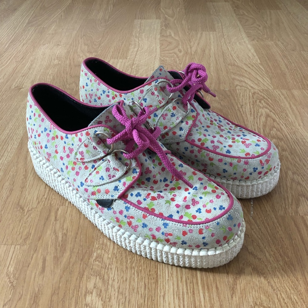 UK 8/ US Women 10 Underground OG Floral Creepers